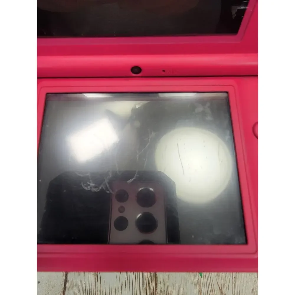 Nintendo DSi Handheld Game Console & Charger/Case TWL-001 Pink Working